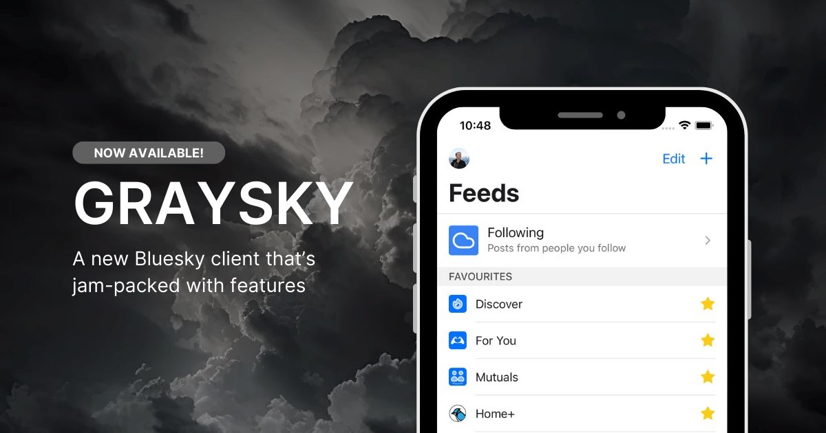 Graysky, a third-party client for X rival Bluesky, gets Trending Topics and a 'Pro' subscription