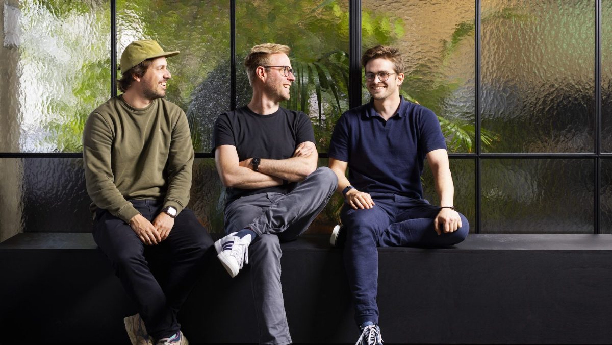 Gorilla co-founders Joris Van Genechten, Ruben Van den Bossche and Willem Torfs