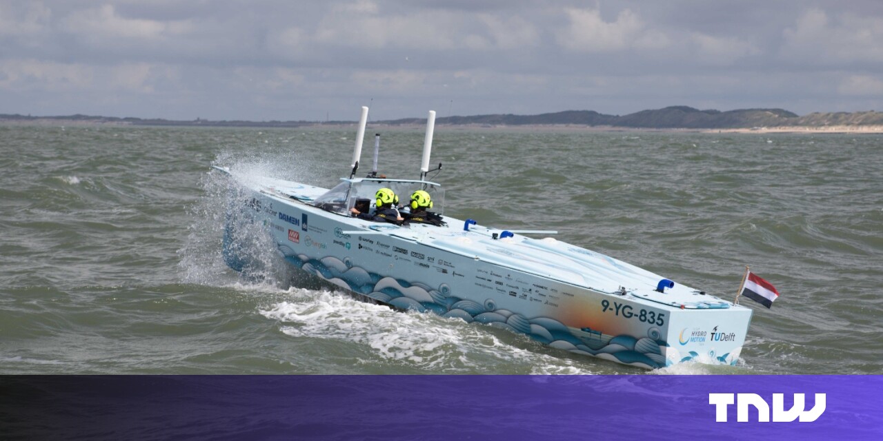 Dutch students cross North Sea in hydrogen boat — but you won’t ride one anytime soon